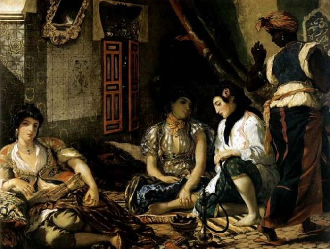 Eugene Delacroix The Women of Algiers Sweden oil painting art